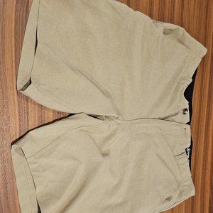 Volcom OG Frickin' Surf N' Turf 4 way stretch chino shorts in tan